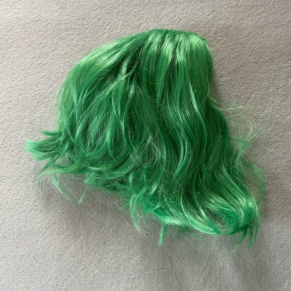 Green Bob Wig